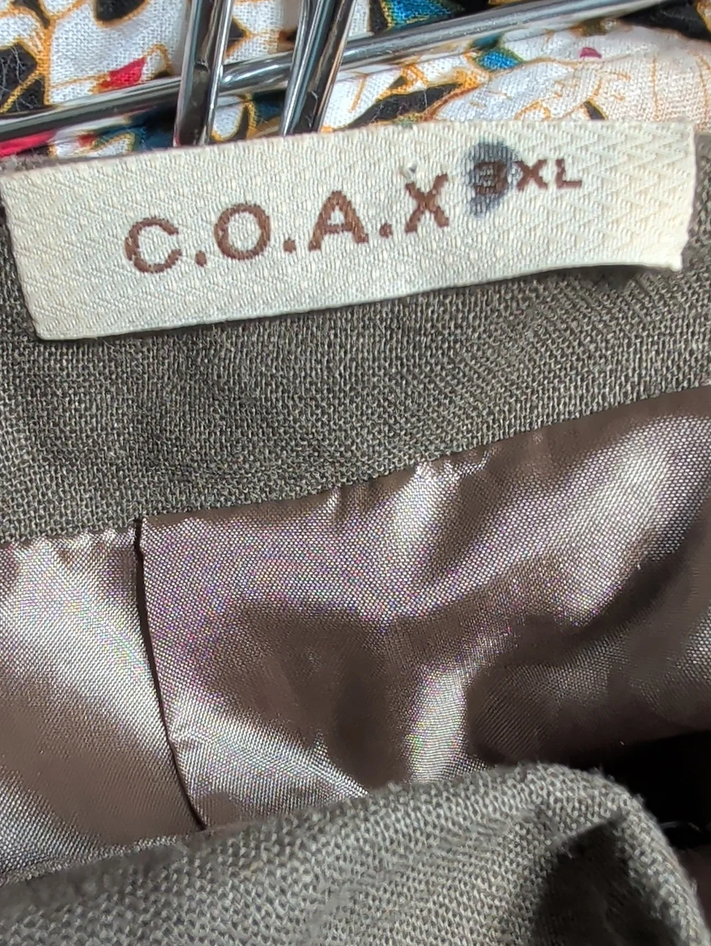 Women’s A-Line Maxi Skirt - Olive Green brown